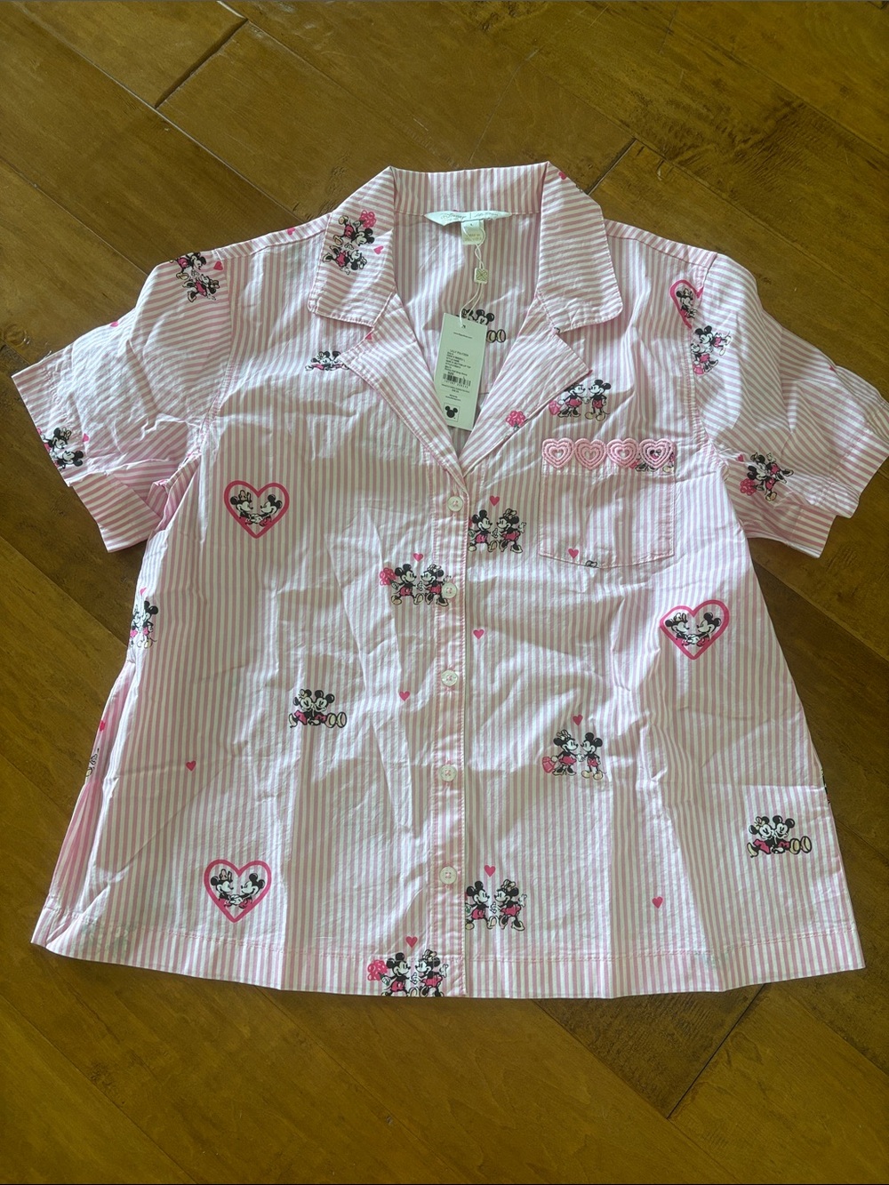 Lilly Pulitzer Disney PJ button up top